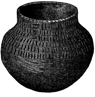 (Cup found in Mound at Rainy River, Aug 22nd, 1884.)