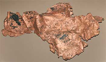 An almost pure copper sheet