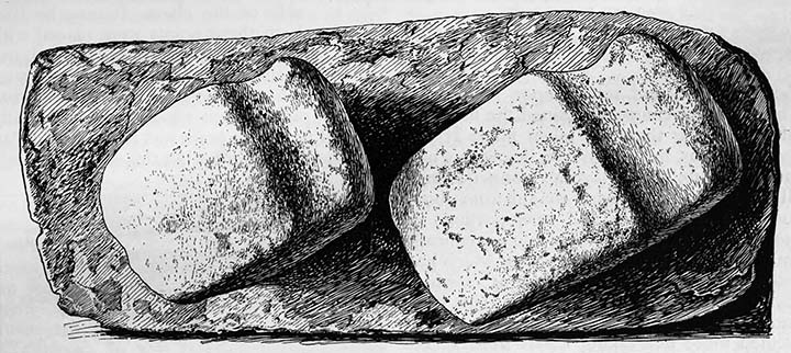 Copperplate and stone axes.