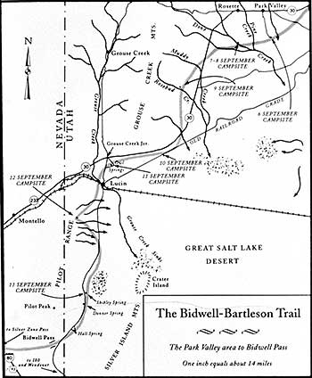 Approximate Bidwell Trail