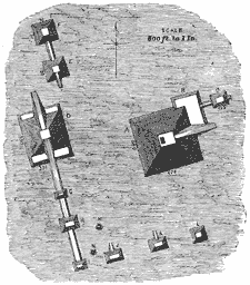 Plan of unexcavated mounds