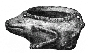 Fig. 376.--Frog-shaped bowl: Craigshead Point,--1/3.