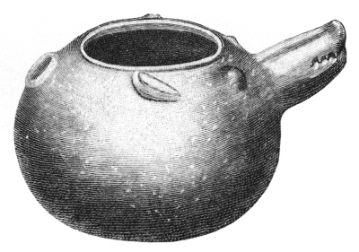 Fig. 378.--Animal-shaped bowl: Arkansas.--1/3.
