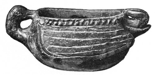 Fig. 381.--Bird-shaped bowl: Arkansas.--1/3.