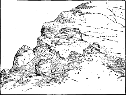 drawing of ruin