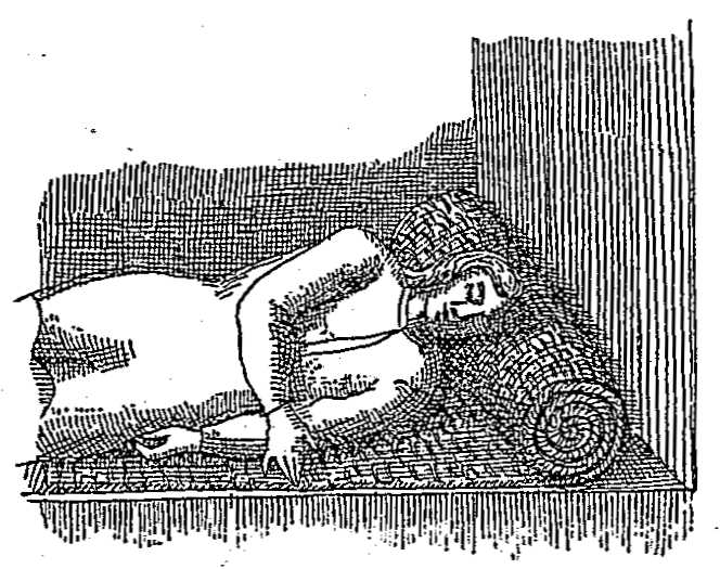 Use of mat in sleeping (after De la Potherie).