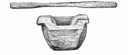 a. Ojibway mortar and pestle