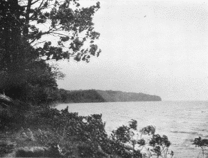 a. Northwest shore of Mille Lac, 1900. Site of an ancient Sioux settlement