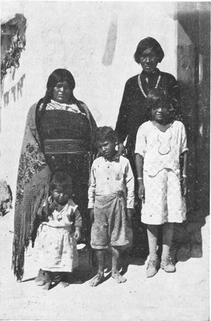 Figure 1.—Hopi Family at Shungopovi.