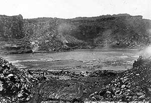 Historical Photo of Halemaumau Crater