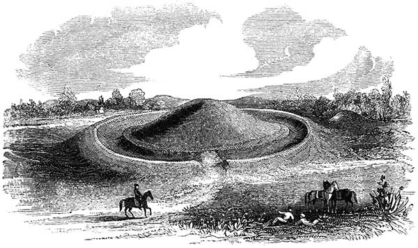 Figure 19. Circle and mound, Greenup County, Kentucky