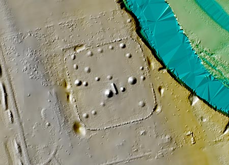 Lidar Image of Hopewell Culture National Historical Park